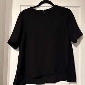 Topshop Classic Black T-Shirt Blouse Size 6